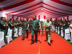 Kodam II/Sriwijaya Terima Kunjungan Kepala Staf Angkatan Darat : TNI AD Harus Bekerja Dengan Hati Yang Tulus