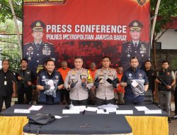 Polres Metro Jakarta Barat dan Polsek Kembangan Tangkap Enam Spesialis Curanmor dengan Modus Sewa Kontrakan