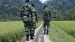 Haru di Lebakharjo, Pembangunan Irigasi TMMD 126 Resmi Selesai  ‎