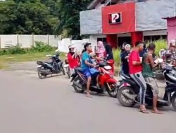 Wujud Nyata, Laskar Merah Putih Gelar Baksos Bagikan Nasi Kotak di Kecamatan Gandus