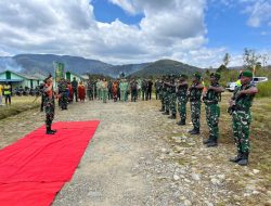 Pangdam Kasuari Kunjungi Kodim 1812/Pegaf “Jadilah Penggerak, Bukan Penonton Perubahan dan Jadikanlah Diri Berarti di Tempat Bertugas”