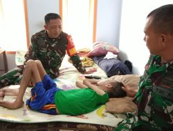 Membangun Budaya Peduli Terhadap Warga Yang Sakit Oleh Danramil 0808/19 Wates