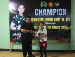 Drama Adu Penalti Bawa MI Al Huda Rejowinangun Angkat Trofi Dandim Cup U-10 Ke-2 di Trenggalek