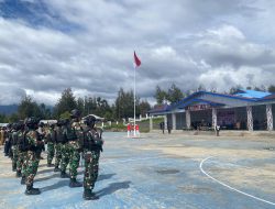 Satgas Yonif 700/Wyc Dukung Upacara Hari Pahlawan di Puncak, Kobarkan Semangat Nasionalisme di Tanah Papua
