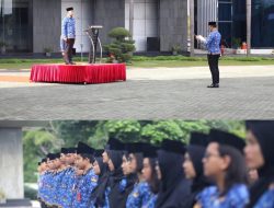 Dalam Rangka Memperingati Hari Pahlawan BSSN Menggelar Upacara Bendera di Lapangan Pancasila