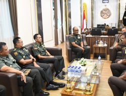 Kunjungan Audiensi Kajati Sumsel ke Markas Kodam II/Sriwijaya, Perkuat Sinergi Lintas Sektor untuk Pembangunan Wilayah