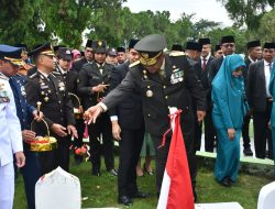 Kasdam I/BB Hadiri Upacara Ziarah Nasional Hari Pahlawan di TMP Sisingamangaraja Medan