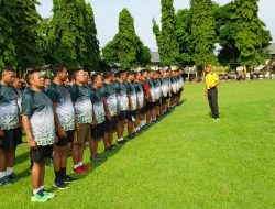 Ukur Kemampuan Fisik Prajurit, Kodim 0808/Blitar Laksanakan Kesegeran Jasmani
