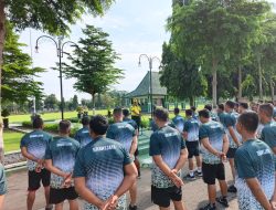 Ukur Kemampuan Fisik Prajurit, Kodim 0808/Blitar Laksanakan Kesegeran Jasmani