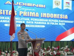 Kapolda Aceh Terima Audiensi Civitas Akademika UNPRI