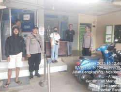 Saat Melaksanakan Patroli Samapta Polsek Menyuke Berikan Imbauan Kamtibmas