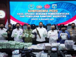 Operasi Bersama Pemberantasan dan Pemulihan Kampung Narkoba Sinergi BNN-Polri-TNI-Pemerintah Daerah dalam Spirit “War On Drugs For Humanity”
