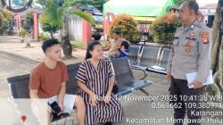 Wujudkan Situasi yang Aman dan Kondusif Personel Polsek Mempawah Melaksanakan Patroli Dialogis