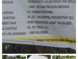 Proyek Peningkatan Jalan Usaha Tani Desa Gunung Liwat Di duga dikerjakan Asal Jadi Warga Soroti Kualitas Pekerjaan CV. Yanmar Pratama