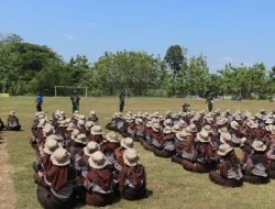 Bati Koramil Beri Pelatihan Korps Kadet, Bentuk Karakter Disiplin Siswa SMKN