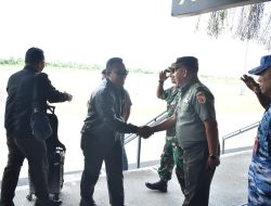 Mendarat di Bumi Blambangan, Brigjen TNI Dwi Hariyono Buka Kunjungan Kerja ke Situbondo — Kasdim 0825 Banyuwangi Pimpin Penyambutan di Bandara Internasional Banyuwangi