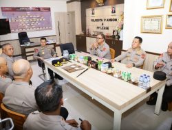 Kunjungi Polresta Ambon, Kapolda Maluku Tegaskan Respon Cepat Pengaduan Masyarakat di Call Center 110