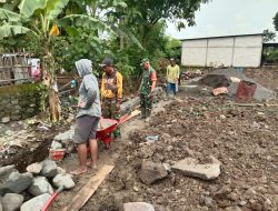 Gotong Royong Bangun Koperasi Merah Putih, Babinsa dan Warga Sembungan Wujudkan Kemandirian Ekonomi Desa