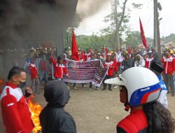 Ratusan Buruh Unjukrasa Tuntut Perbaikan K3 di Kawasan IMIP