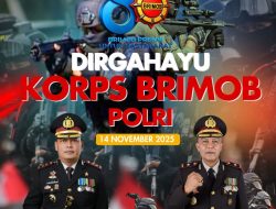 Dirgahayu ke-80 Korps Brimob Polri, dengan semangat “Brimob Presisi untuk Masyarakat”