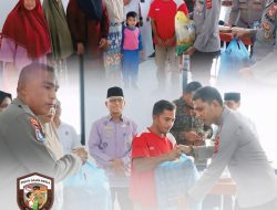 Kapolres Aceh Jaya Salurkan Bantuan Sosial Kepada Masyarakat Yang Terdampak Banjir