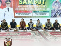 Kapolres Aceh Jaya Menghadiri Acara Pisah Sambut Kepala Kejaksaan Negeri Aceh Jaya di Pendopo Bupati