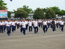 Penuh Semangat, Prajurit Yonif 2 Marinir Ikut Meriahkan Olahraga Bersama Kasal Dalam Rangka HUT Marinir ke-80