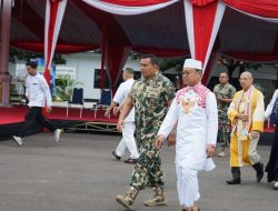 Penuh Khidmat Prajurit Yonif 2 Marinir Ikuti Doa Lintas Agama Jelang HUT Korps Marinir ke-80