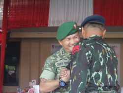 Kasdim 0418/Palembang Hadiri HUT Ke-80 Korps Brimob Polri di Mako Brimob Polda Sumsel