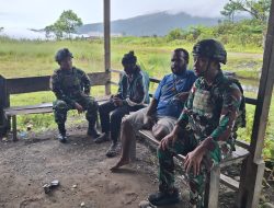 Kunjungan Kasih Satgas Yonif 521/DY Pos Eliliem Laksanakan Anjangsana di Panti Asuhan Distrik Elelim