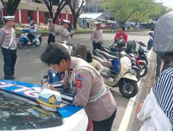 Hari Kedua Ops Zebra Salawaku Polda Maluku, Puluhan Kendaraan Bermotor Terjaring Razia