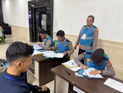 Seleksi Bintara Brimob 2026, Polres Mesuji Laksanakan Rikmin dan Penandatanganan Pakta Integritas