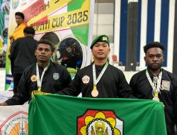 Tampil Memukau, Prajurit Yonif TP 805/KSW Borong Medali di Lomba Pencak Silat Bupati Cup 2025 : Torehkan Prestasi Membanggakan, dari Arena Silat ke Podium Juara