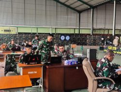 Pussimpur Kodiklatad Dukung Digitalisasi Latihan Posko I “Perisai Runtuh-5” Korem 143/HO
