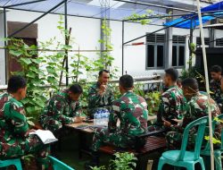 Danyonif 2 Marinir Tekankan Profesionalisme Perwira dalam Morning Briefing di Taman Toga