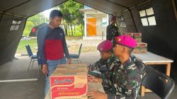 Pasmar 1 Dirikan Posko Bantuan Kemanusiaan Untuk Bancana Alam di Sumatera