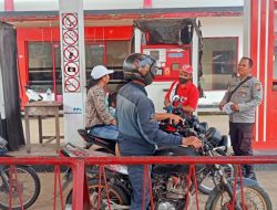 Patroli Kamtibmas di SPBU Karangan, Polsek Mempawah Hulu Pastikan Keamanan Warga