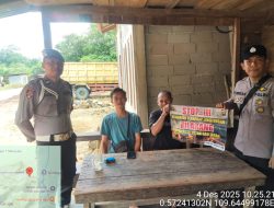 Polsek Menyuke melalui Sosialisasi, Warga Diajak Antisipasi Karhutla