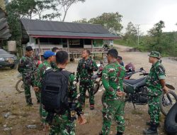 Dandim 0103/Aceh Utara Tinjau Akses Jalan Gunung Salak Pasca Longsor