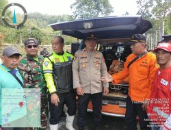Berkat Kerja Keras Polres Batu dan Tim Gabungan, Korban lakalantas yang hanyut di sungai, berhasil ditemukan