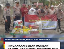 Personel Polres Lhokseumawe turun Langsung ke Desa Ranto dan Desa Blang Reuma