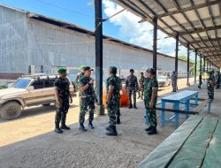 Pangdam XXIV/MT Dampingi Sekjen Kemhan Tinjau Pengembangan Yonif TP 861/MK di Wanam