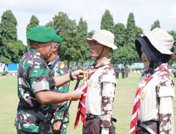 Dandim 0808 Blitar Dampingi Danrem 081/DSJ Buka Persami KKRI Di Yonif 511/DY