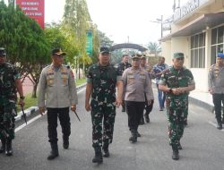 Perkuat Sinergi TNI-Polri, Danrem 031/WB Kunjungi Polres Rokan Hilir
