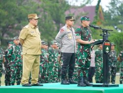 Danrem 031/WB Dampingi Pangdam XIX/TT Dalam Acara Karya Bakti Menyambut Hari Juang TNI AD Tahun 2025