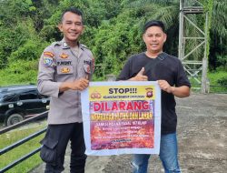 Polsek Menjalin Intensifkan Edukasi Karhutla untuk Tingkatkan Kesadaran Masyarakat