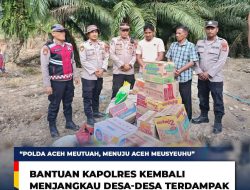 Polres Lhokseumawe Mengerahkan Seluruh Satuan Dan Polsek Jajaran untuk Mempercepat Penyaluran Bantuan Kemanusiaan bagi Warga Terdampak Banjir di Aceh Utara