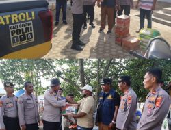 Kapolres Bireuen Salurkan Bantuan Kemanusiaan Keposko Pengungsian