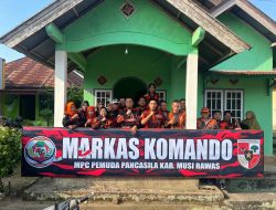 MPC pemuda Pancasila kabupaten Musi Rawas Gelar Rapat Donasi untuk korban bencana