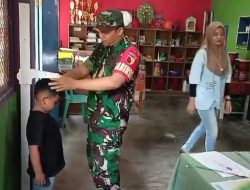 Babinsa Sukorejo Dampingi Kegiatan Percepatan Penanganan Stunting Di Posyandu Delima 3